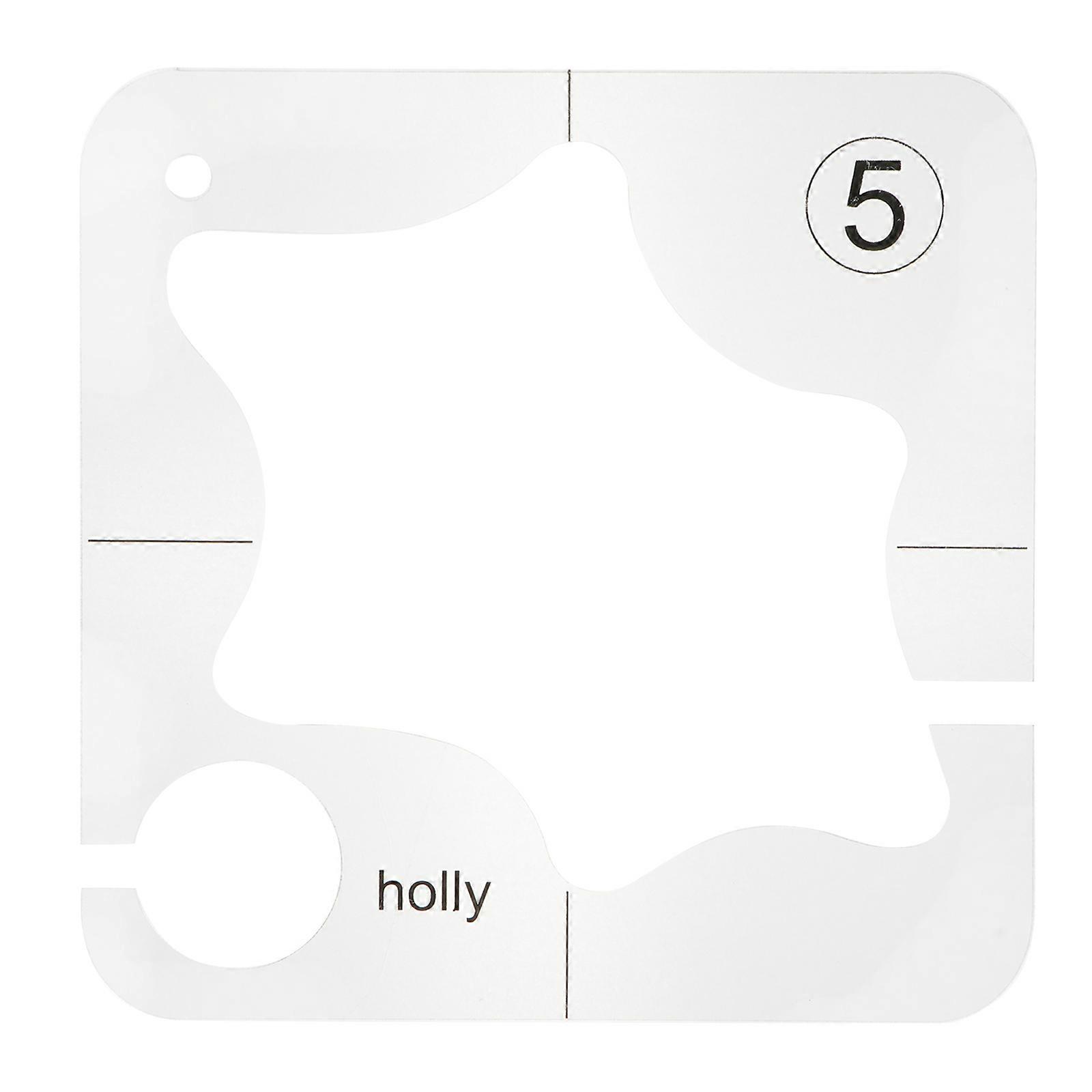 Acrylic Patchwork Ruler Multi-Functional Sewing Template for DIY Use 1Pcs