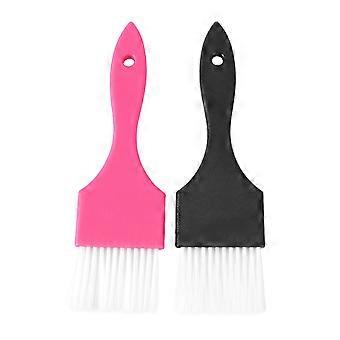 Hair Tint Brush Hair Coloring Comb for Hairdressing Use 2Pcs Black