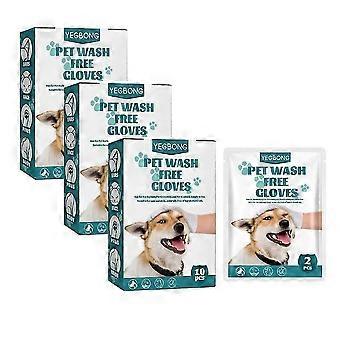 Guanti per la pulizia degli animali domestici senza risciacquo (1/2/3 pezzi), guanti per la toelettatura degli animali, salviette monouso per animali, salviette senza risciacquo per animali, guanti per la pulizia degli animali senza risciacquo_DUIBW