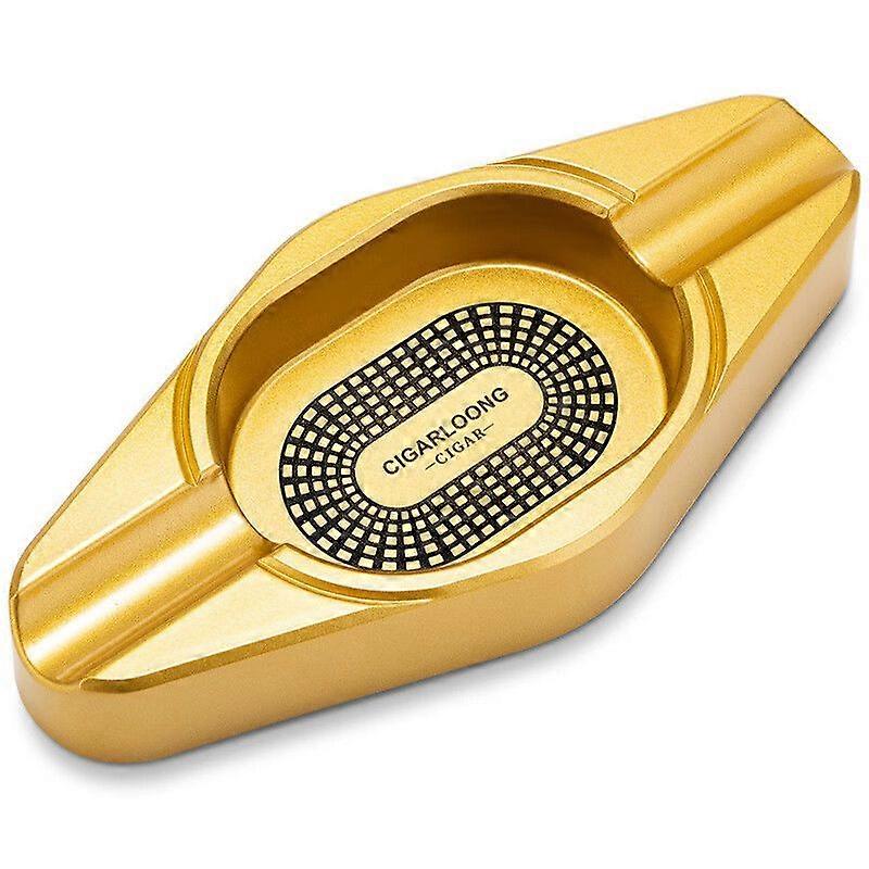 Cigar Ashtray Resin Material Small Double Caliber Trendy Portable