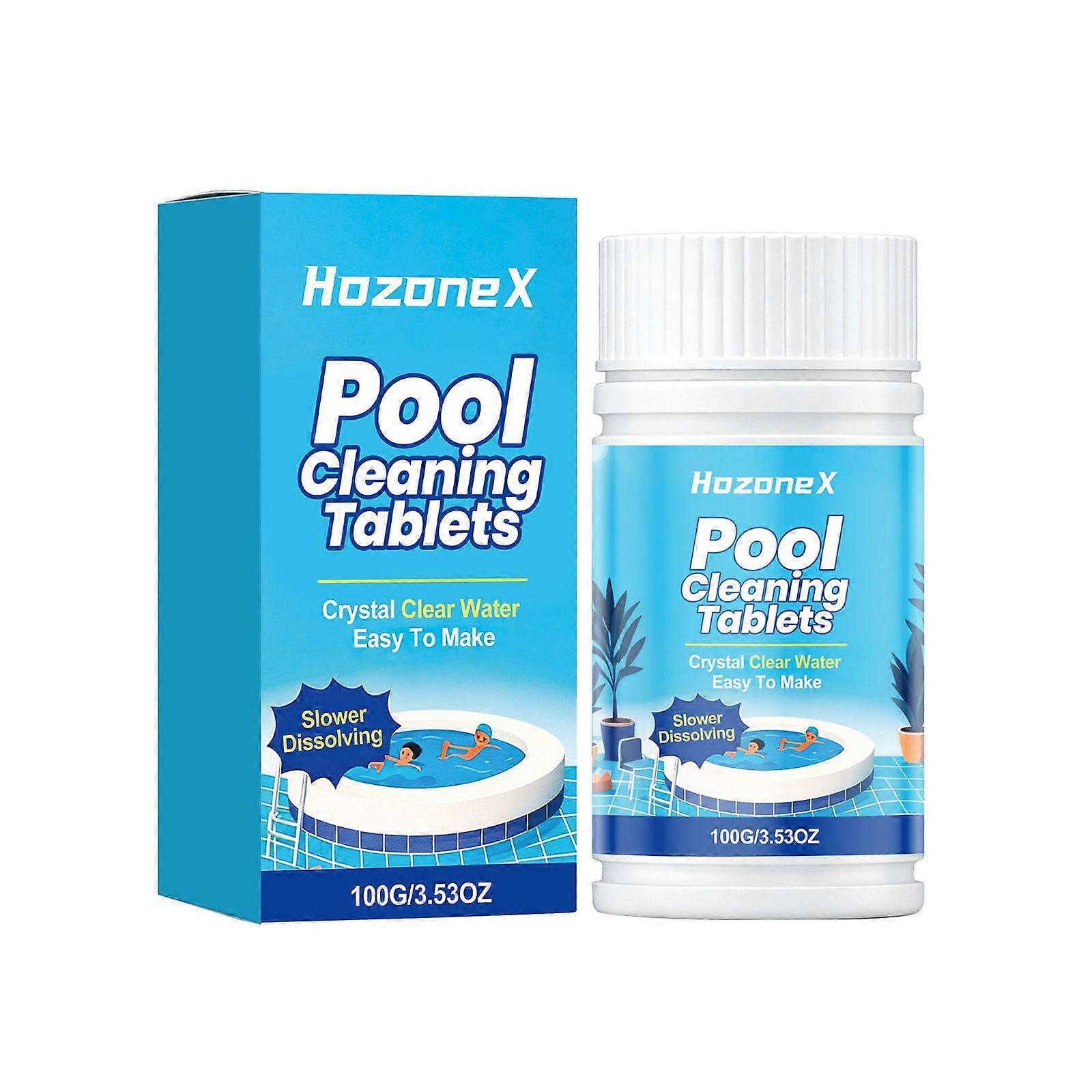 Pool Cleaning Tablets, Fast Dissolving Stain Remover for Water