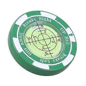 Golfs Green Reader Putt Golfball Marker Golfs Putting Aid Round Bubble Levels High Precisions Reader Easy to Use