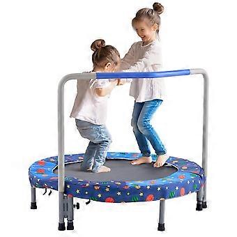 Trampolín para niños de 36", Trampolín interior para exteriores de 3 pies, Mini trampolín plegable con asa, Trampolín reboteador, Bule