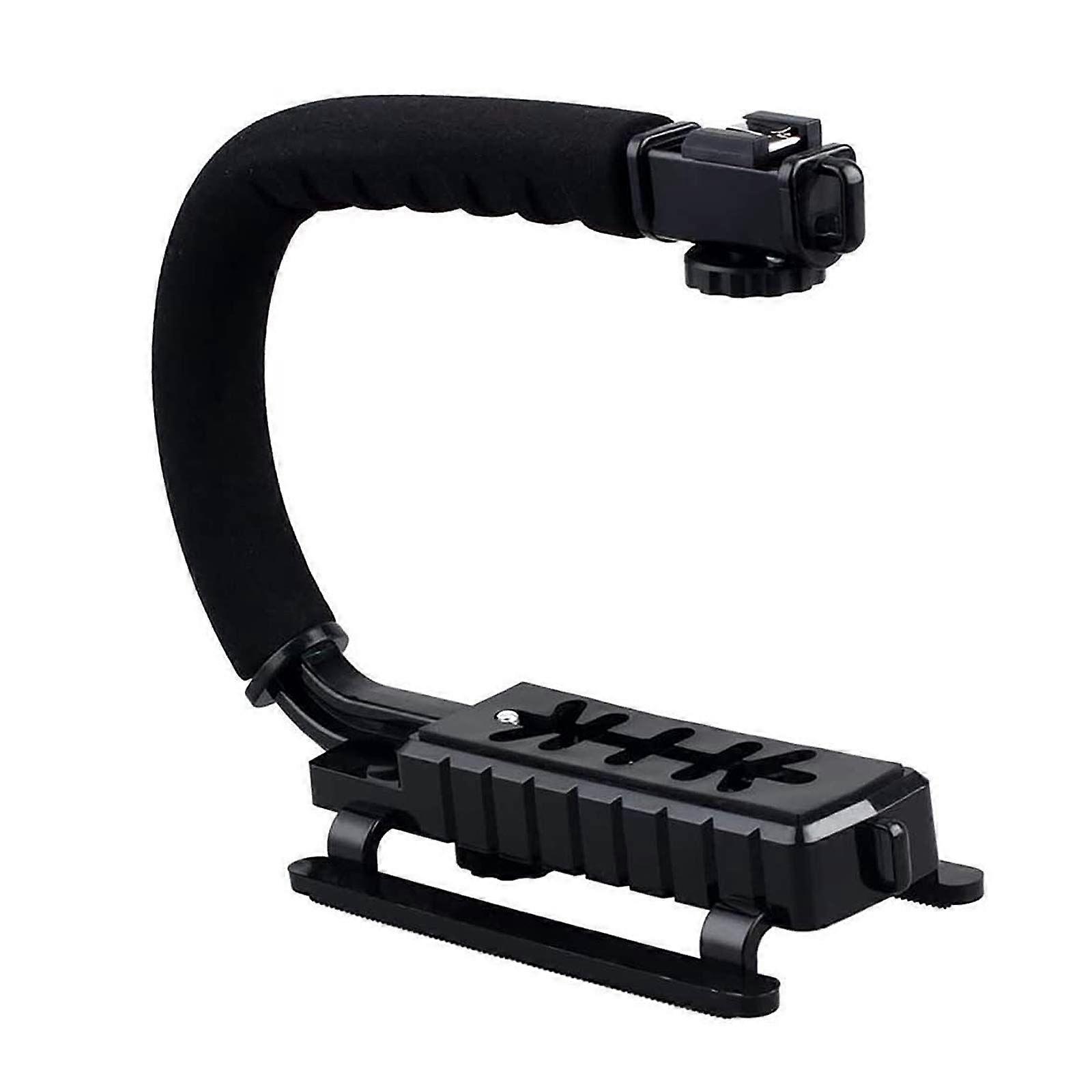 Video Action Stabilizing Handle,with Hot-Shoe Moun