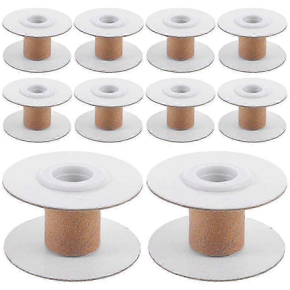 20Pcs Empty Wire Spools Removable Paper Sewing Spools Thread Spools Embroidery Weaving Bobbins