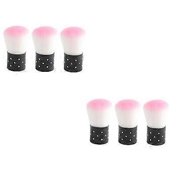 Make-up-Pinselset – Weiche Reise-Make-up-Pinsel für gleichmäßiges Auftragen und kompaktes pinkes Design