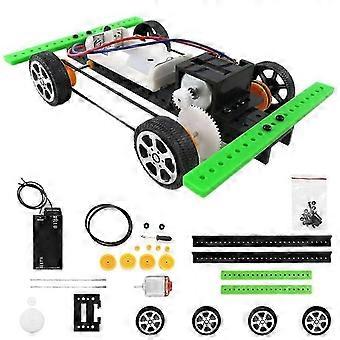 New Children Mini Assembly Car Battery Car Model Kit Plastic Kids Educational