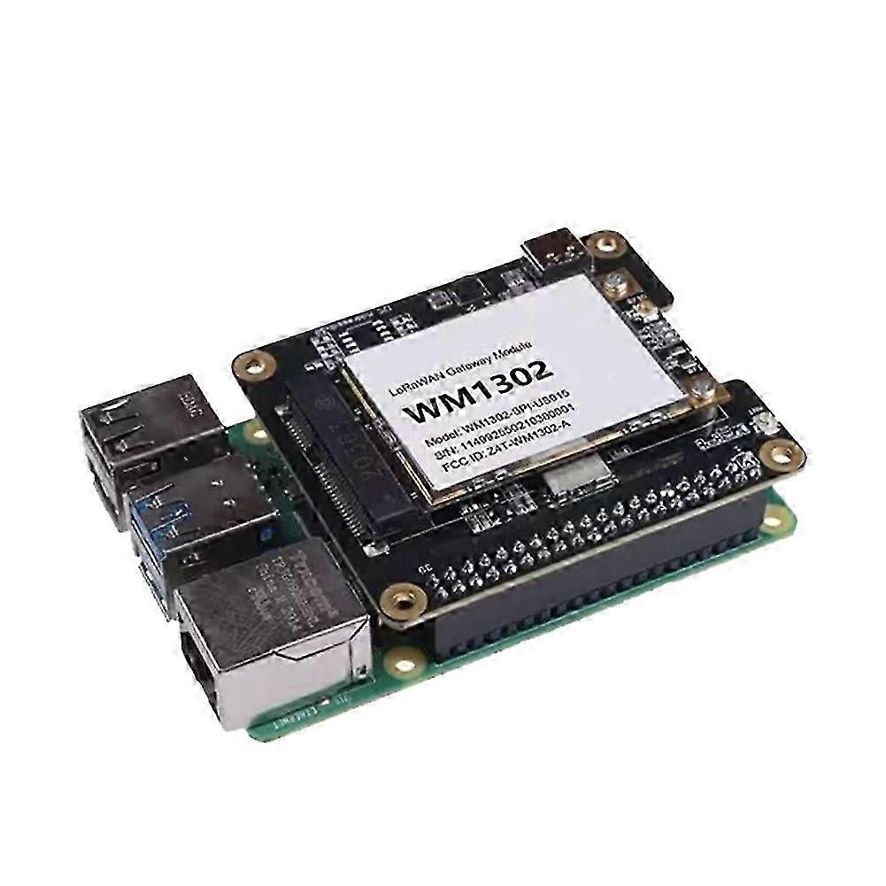 WM1302 Pi HAT LoRaWAN Module LoRa SX1302 compatible withRaspberry Pi Hat