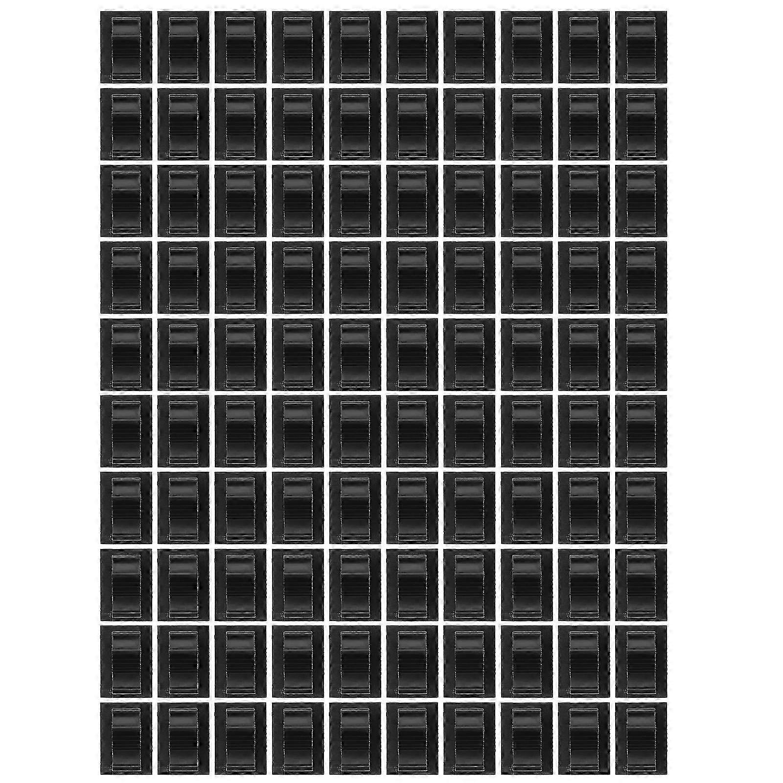 100pcs Cable Fixing Buckle Adjustable Cable Clamp Self-adhesive Cable Clamp
