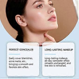Velvet Matte Cushion Foundation Blue Ultra Cover Powder Foundation Oil-Control Waterproof BB Cushion Makeup CC Cream