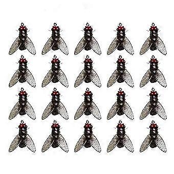Bionic Fly Fishing Bait (20PCS) - 2024 Trout Jigs Swimbaits Dry Flies Bass Fly Fishing Lures Kit, Saltwater LargeHP