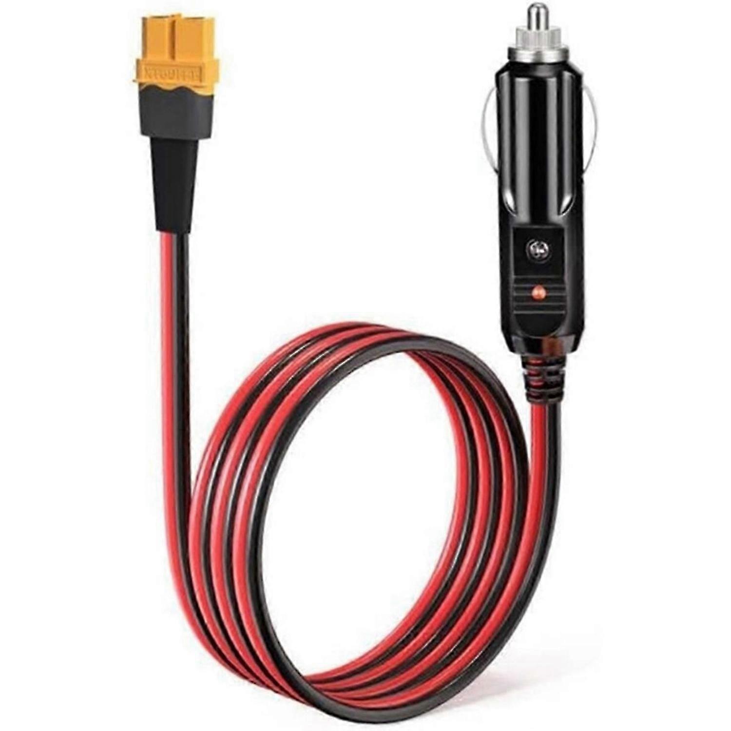 XT60 Connector Extension Cable with Lighter Plug 10FT 14AWG