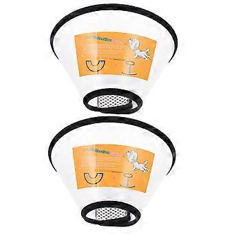 Cat Recovery Collar Pet Neck Circle for 2Pcs Protective Use