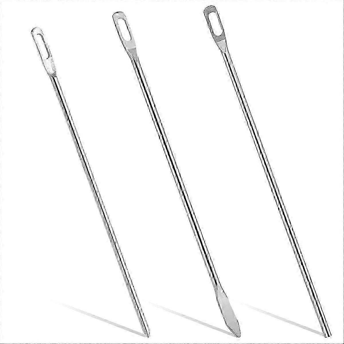 3 Pcs Drawstring Threader Tool Replacement Sewing Needle Metal Quick Threader Rope Flexible Easy Dra