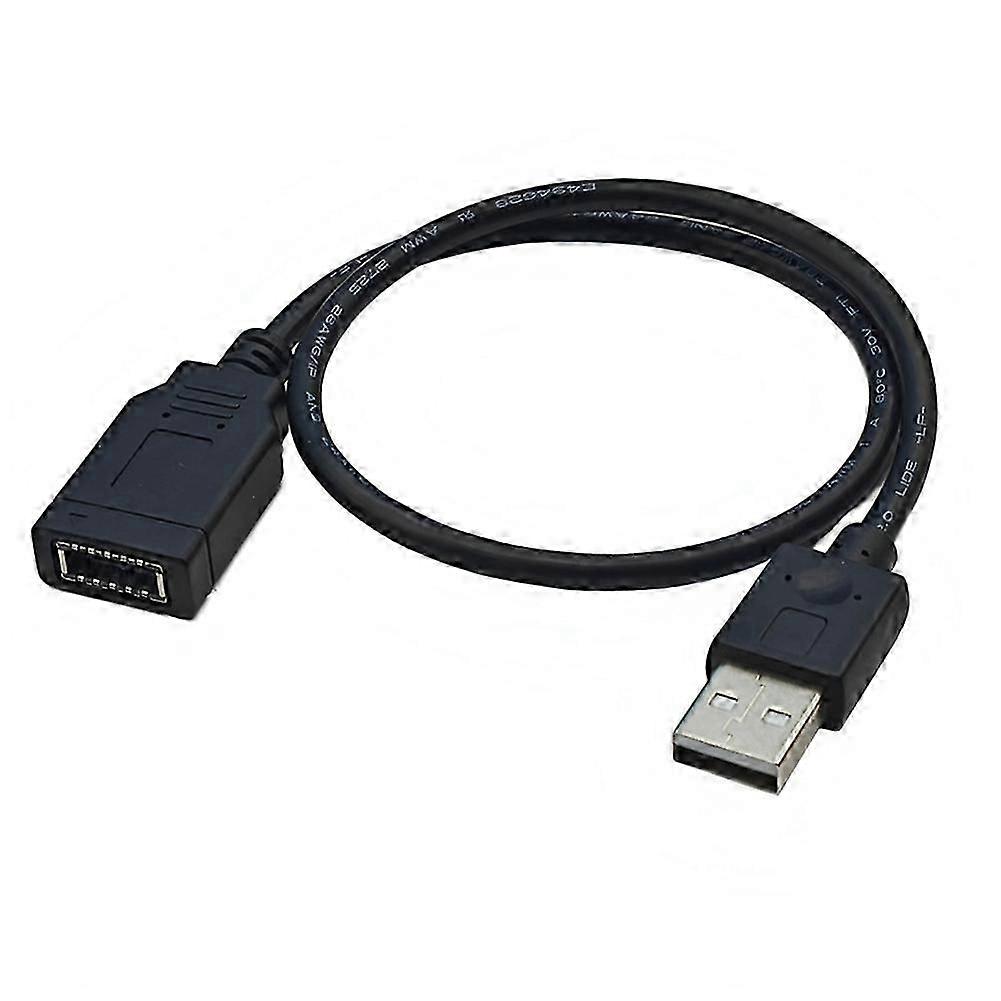 USB-A to Type-C front panel cable, USB front panel adapter cable, USB 2.0 to Type-E Key-A adapter cable-SNNGV