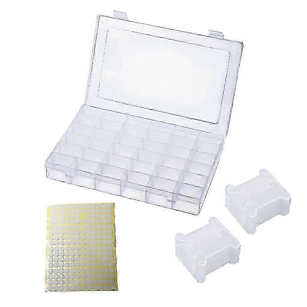 Embroidery Floss Storage Box 36 Compartments