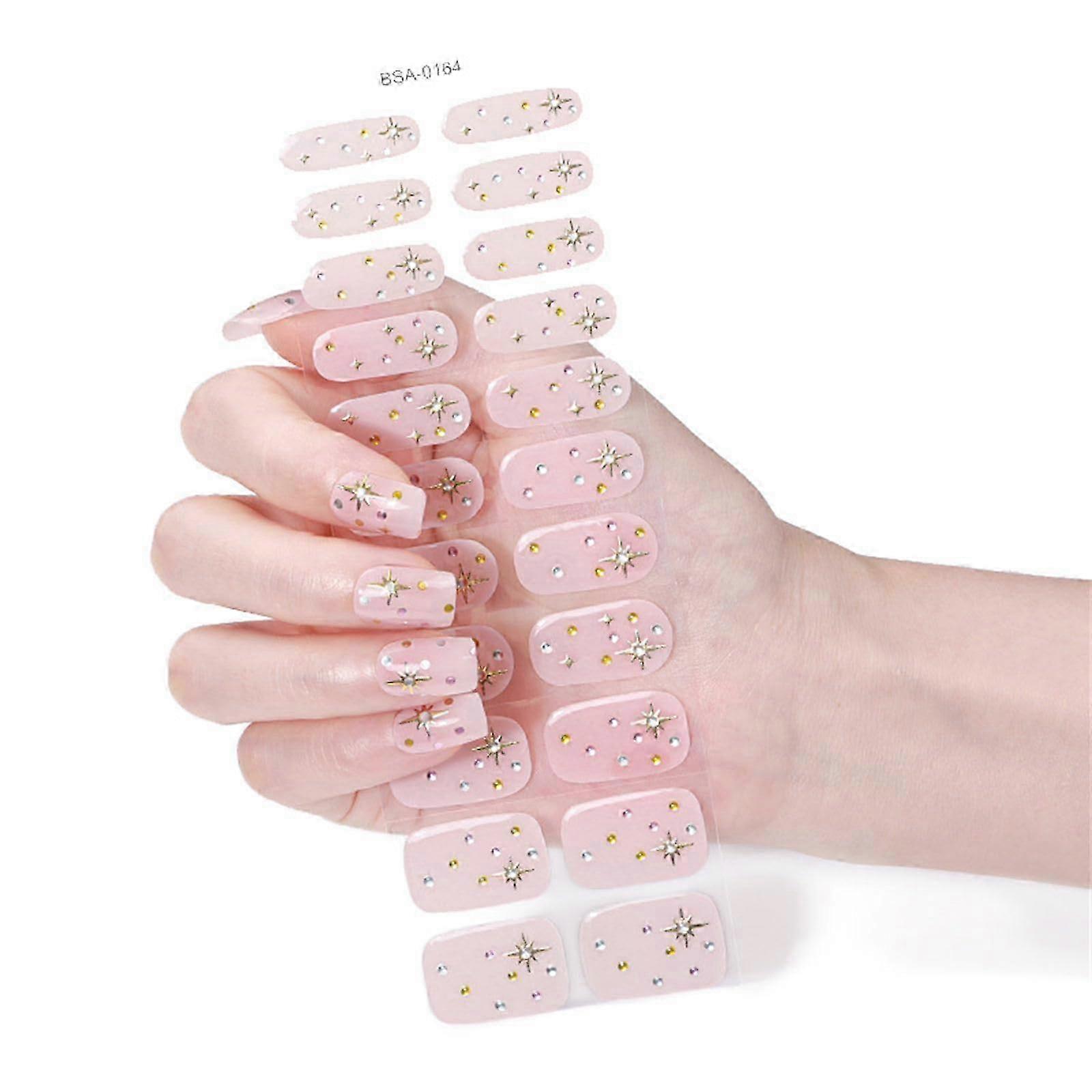 Durable Gel Nail Tips Festive Full Cover