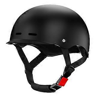 Electric Bicycle Helmet 4 Seasons Universal Breathable Ergonomic Summer Cycling Safety Helmet for Men Women Black