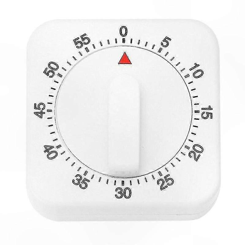 Mechanical Kitchen Timer with 60-Minute Countdown and Alarm Function for Cooking Tasks