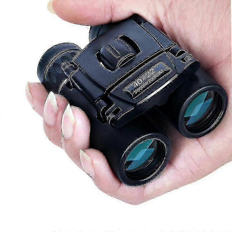 8x22 BAK4 Compact Folding Binocs