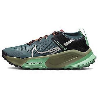 Nike ZoomX Zegama Mineral Slate Black Green Glow Light Bone Damen DH0625-300