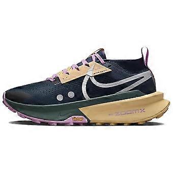 Nike ZoomX Zegama 2 Armory Navy Celestial Gold Vintage Green Metallic Silver Dame FD5191-401