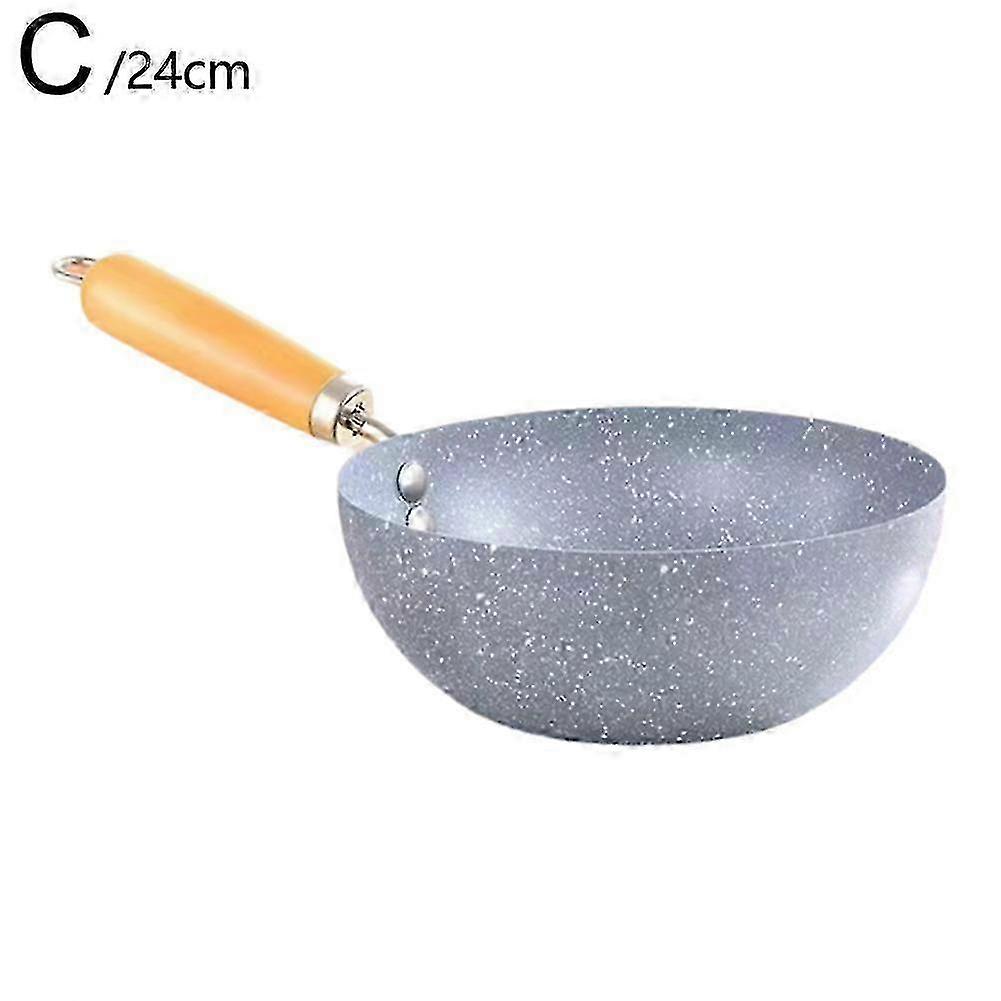 24cm Non-Stick Stainless Wok