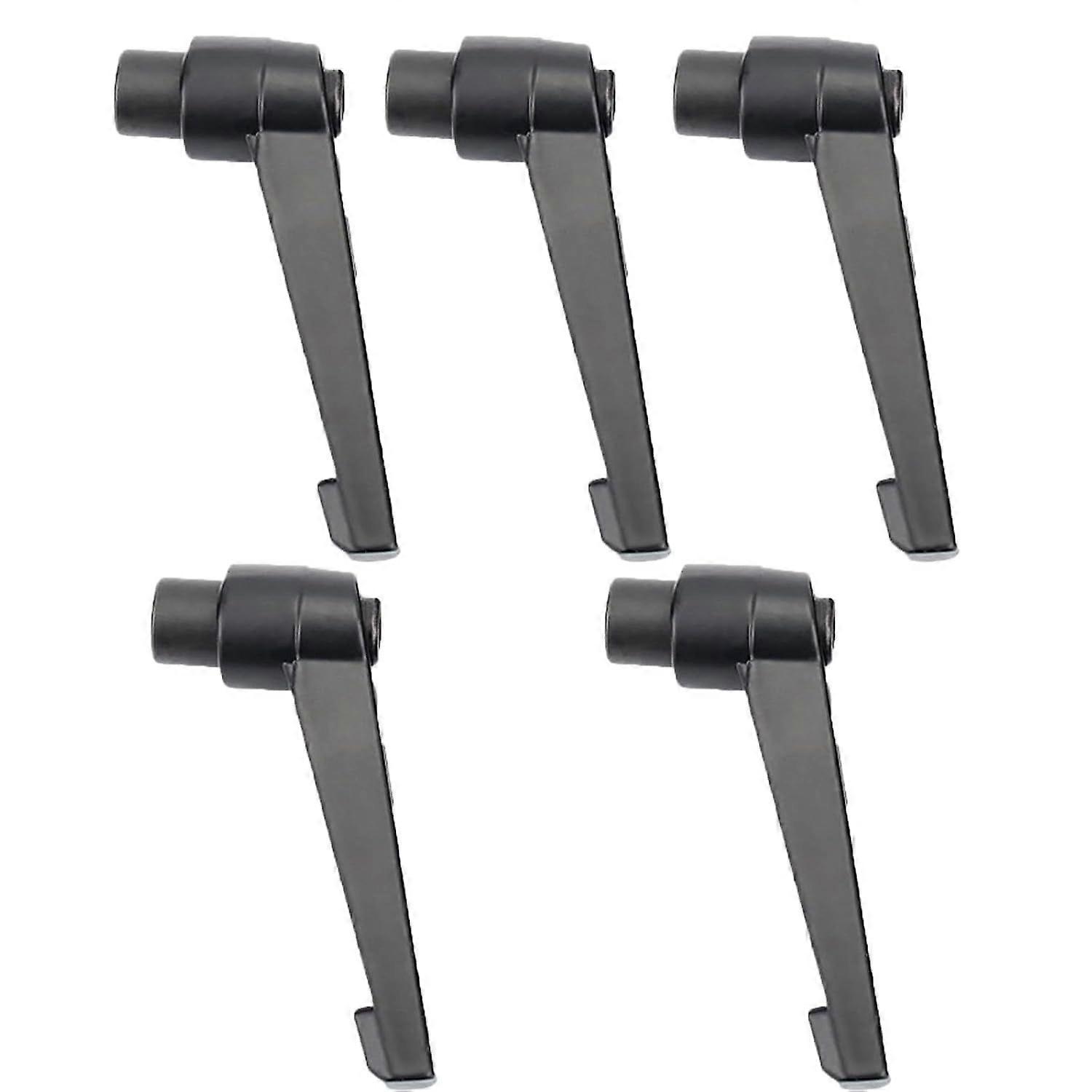 5 Pcs M5 Adjustable Knobs Handle Female Thread Push Button Ratchet Quick Release