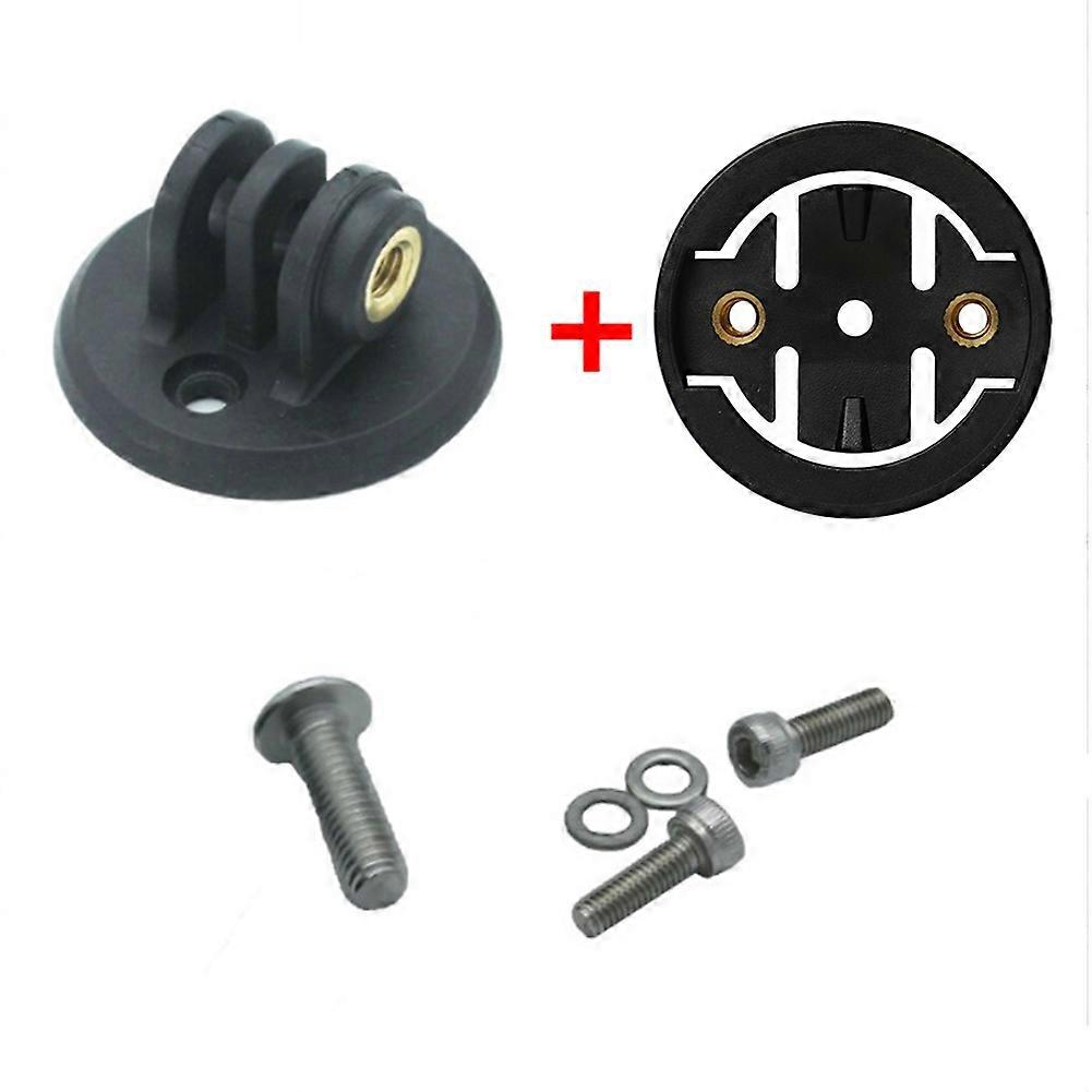 1 Set MTB Road Bicycle Camera Adaptor Mount Computer Base Kit For Bracket Adapter Light Camera Battery Connector
