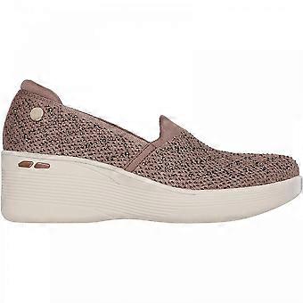 Women's Skechers Pier-Lite My Reflection | Mocha | Women Wedge Shoes