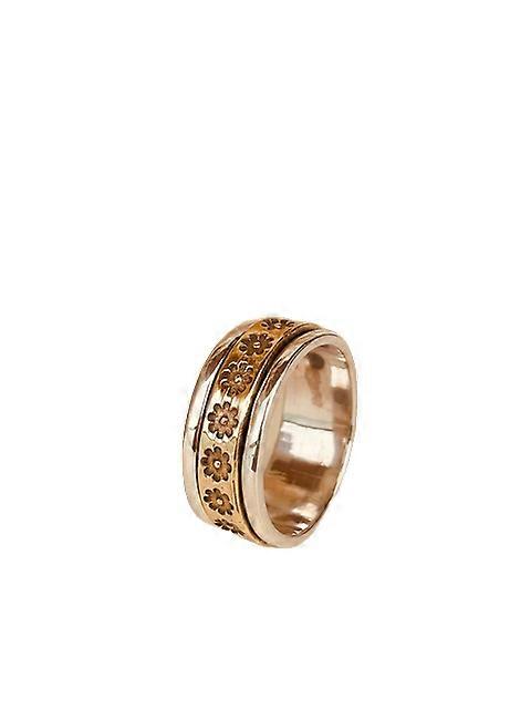 Sterling Silver 925 Thumb Spinner Fidget Ring