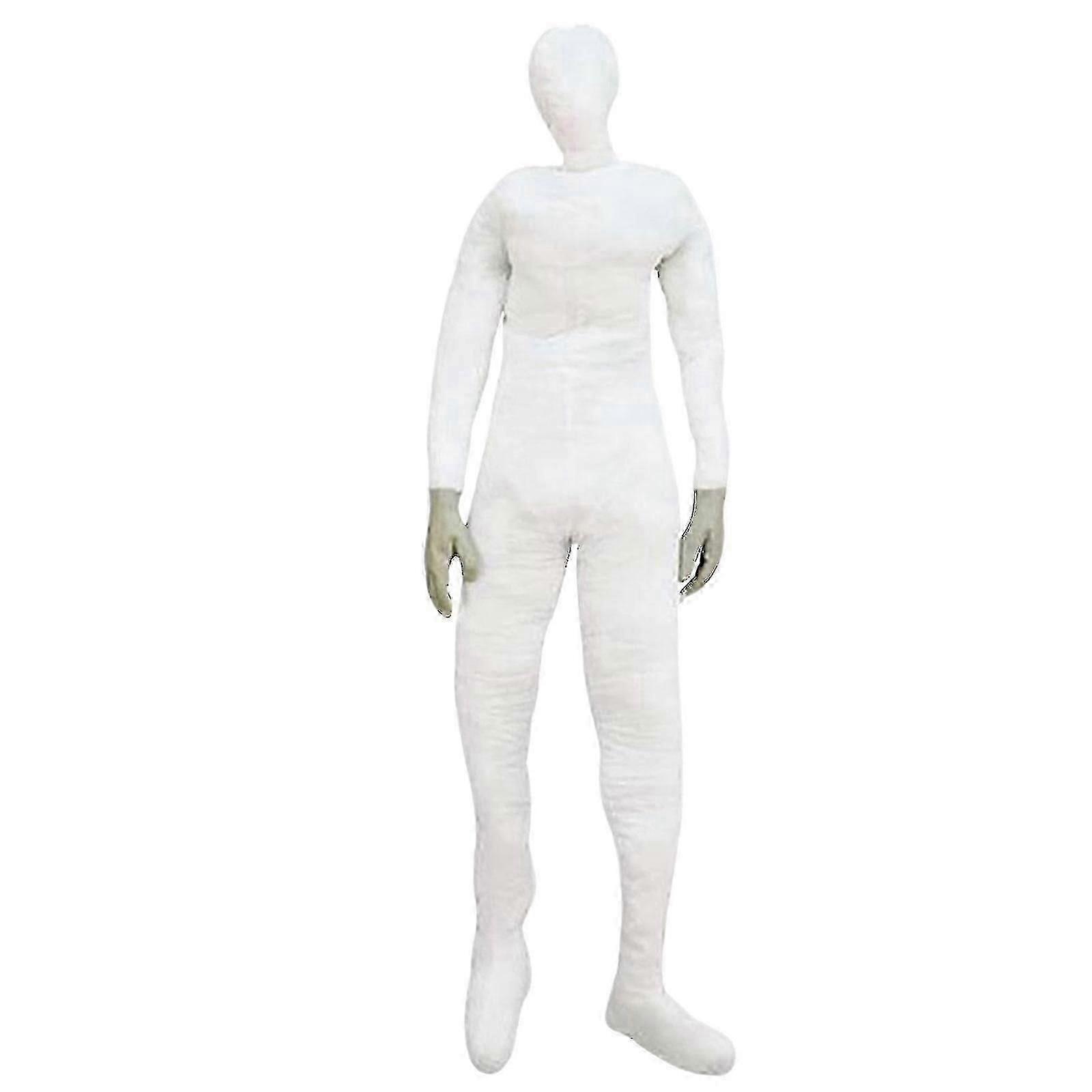 Halloween decorations with life size soft stuffed bendable mannequin