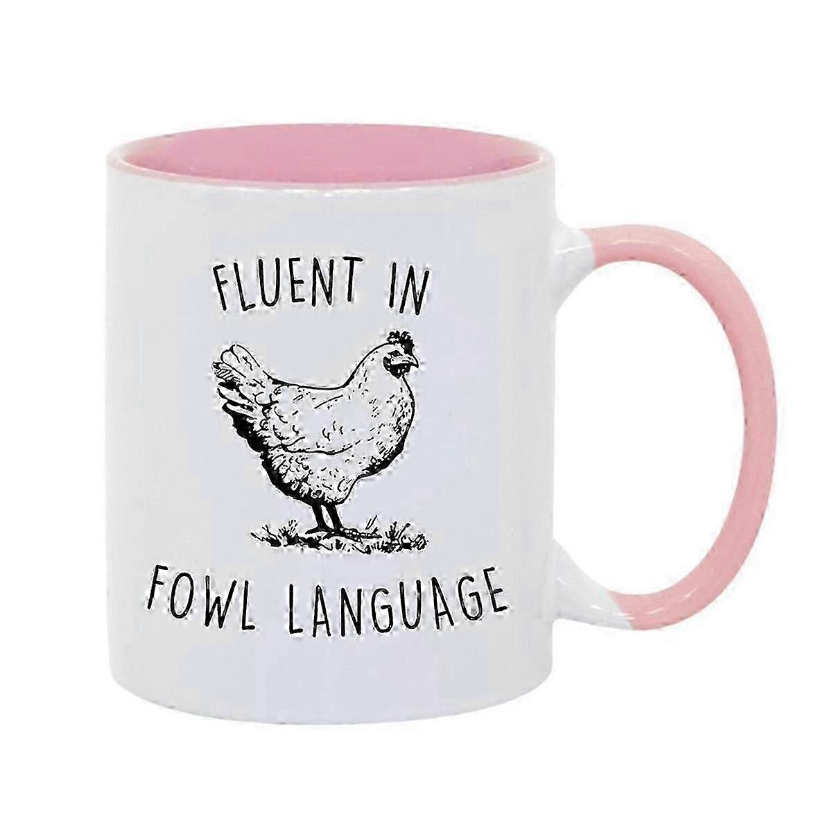 Large Funny Chicken Ceramic Mug