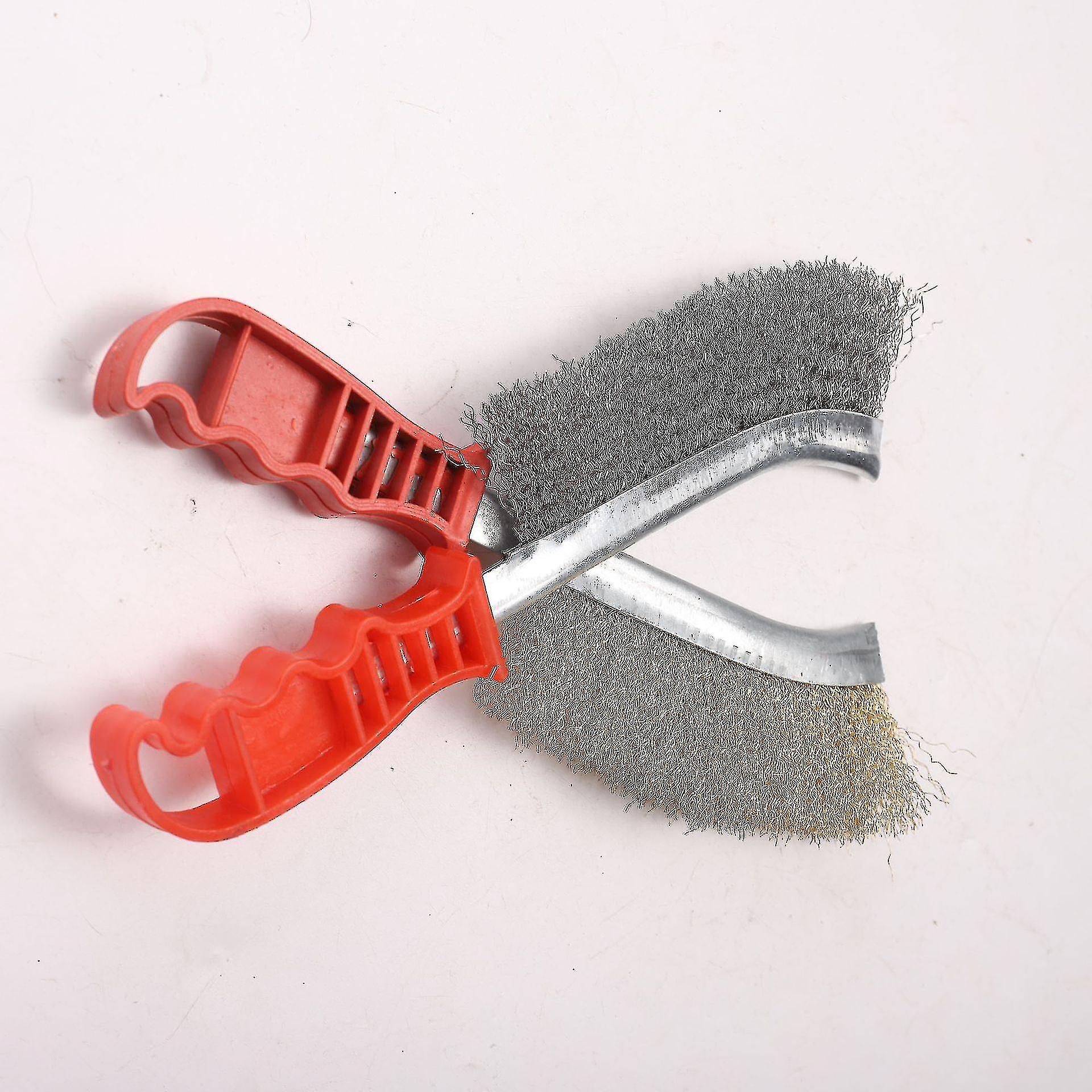 Set Of 2 Ergonomic Hand Brushes