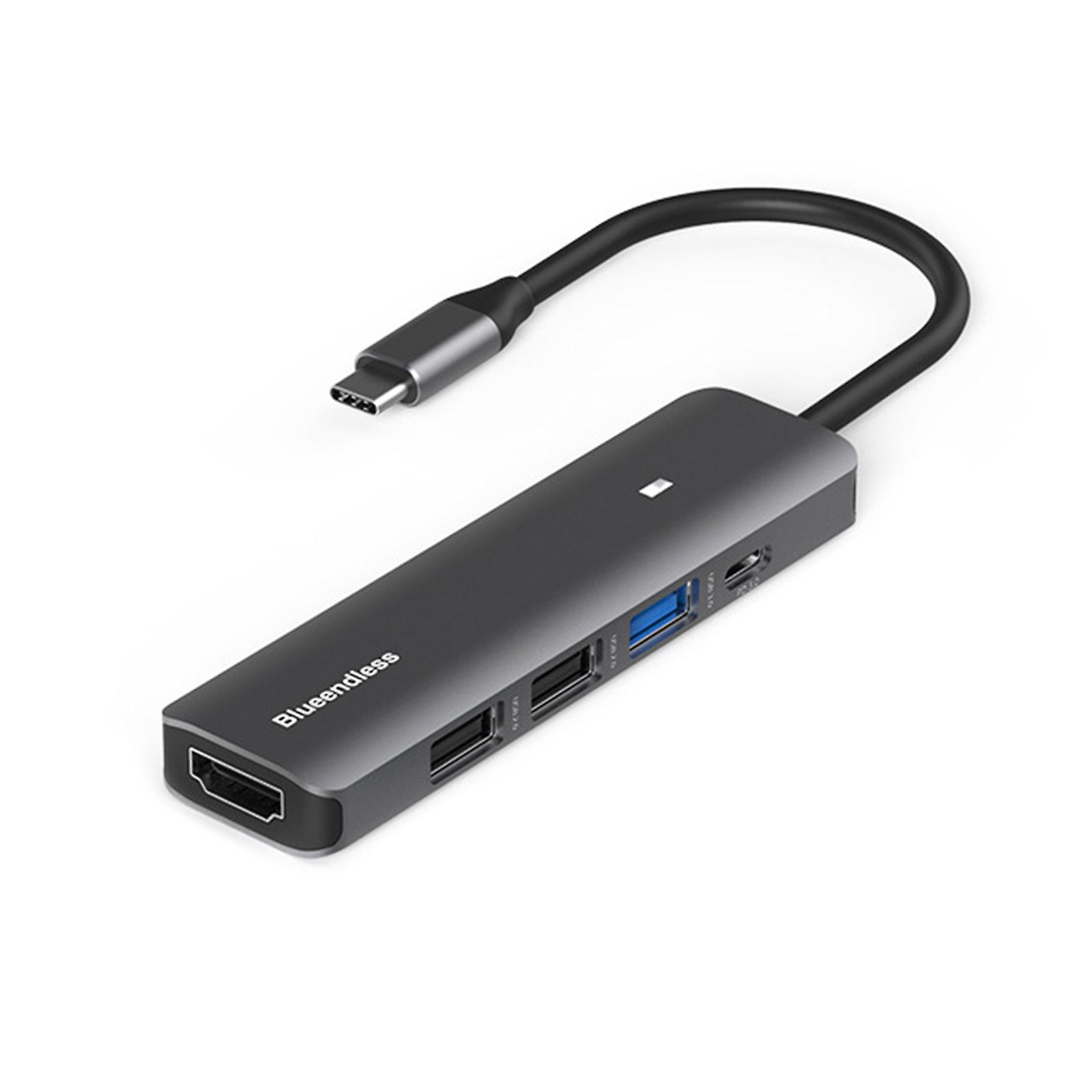 Blueendless Type C Hub 5/7'si 1 arada USB3.0 2.0 Bölücü HDMI Uyumlu PD 100W SD