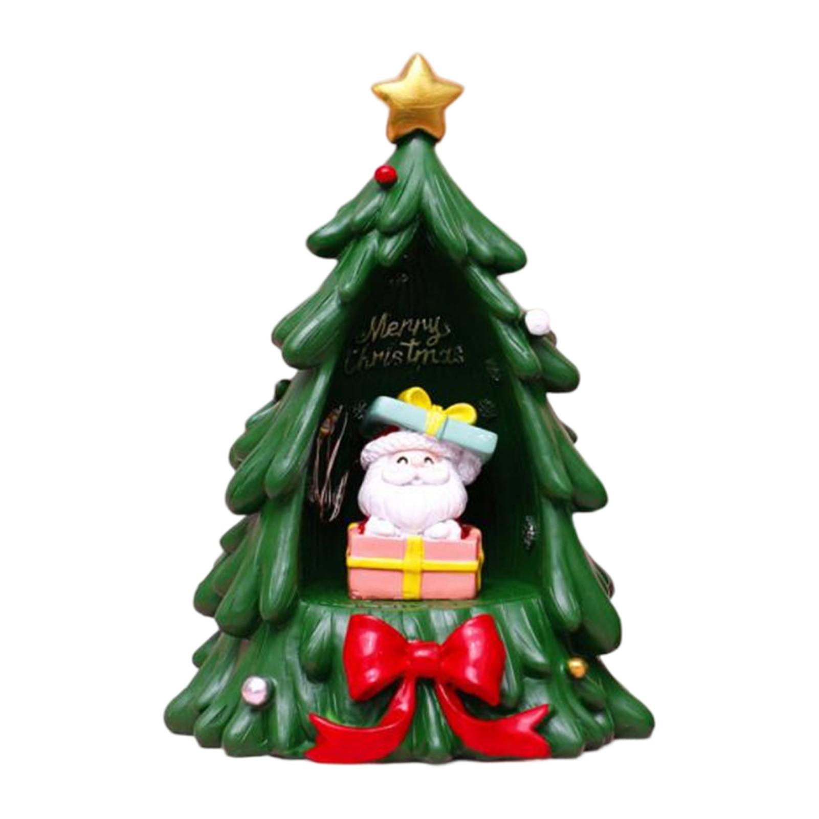 Mini Tabletop Artificial Christmas Tree Ornament Adding Christmas Warm Atmosphere