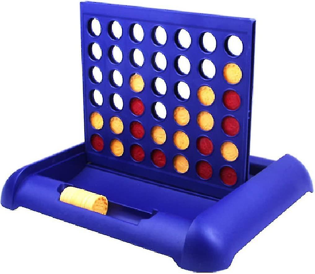 4-in-a-row Board Games Foldable Line Up 4 Toys For Kids(blue)
