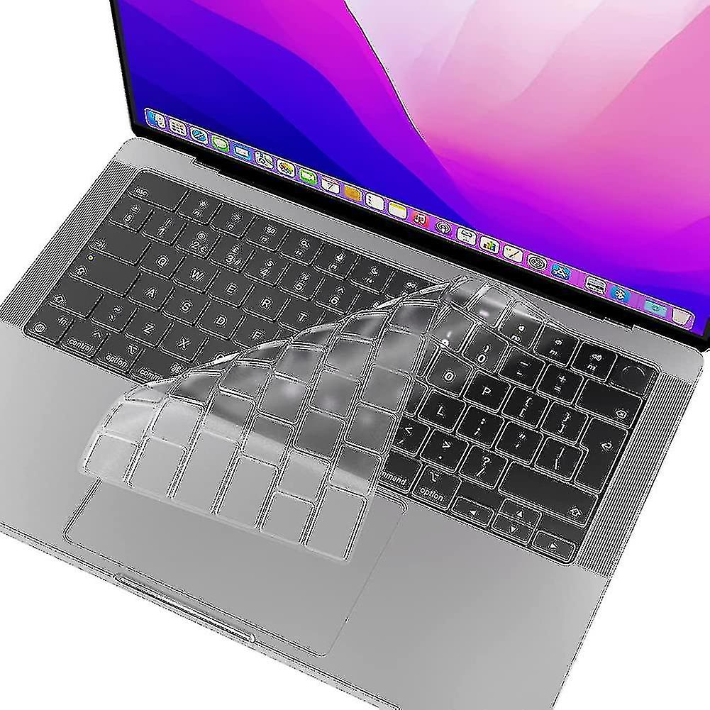 Ultra Thin Tpu Keyboard Cover Skin For Macbook Pro 14 & 16 M1 Pro & M1 Max Chip