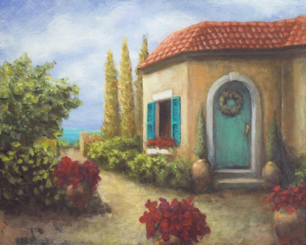 Front Garden Tuscan Dreams II Poster