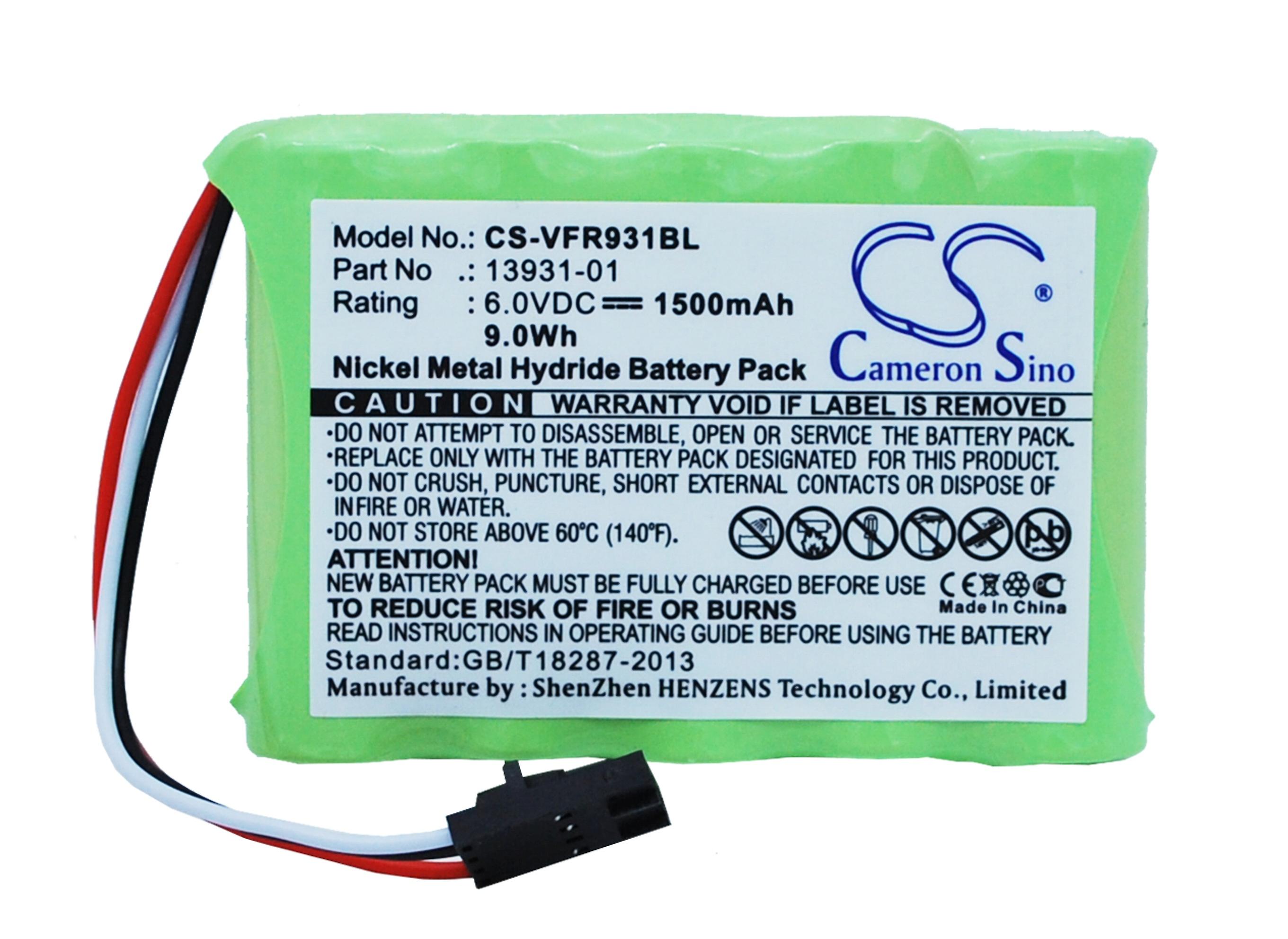 Battery for Verifone CPU-4 CPU-5 Ruby Console 13466-01 13931-01 CS-VFR931BL