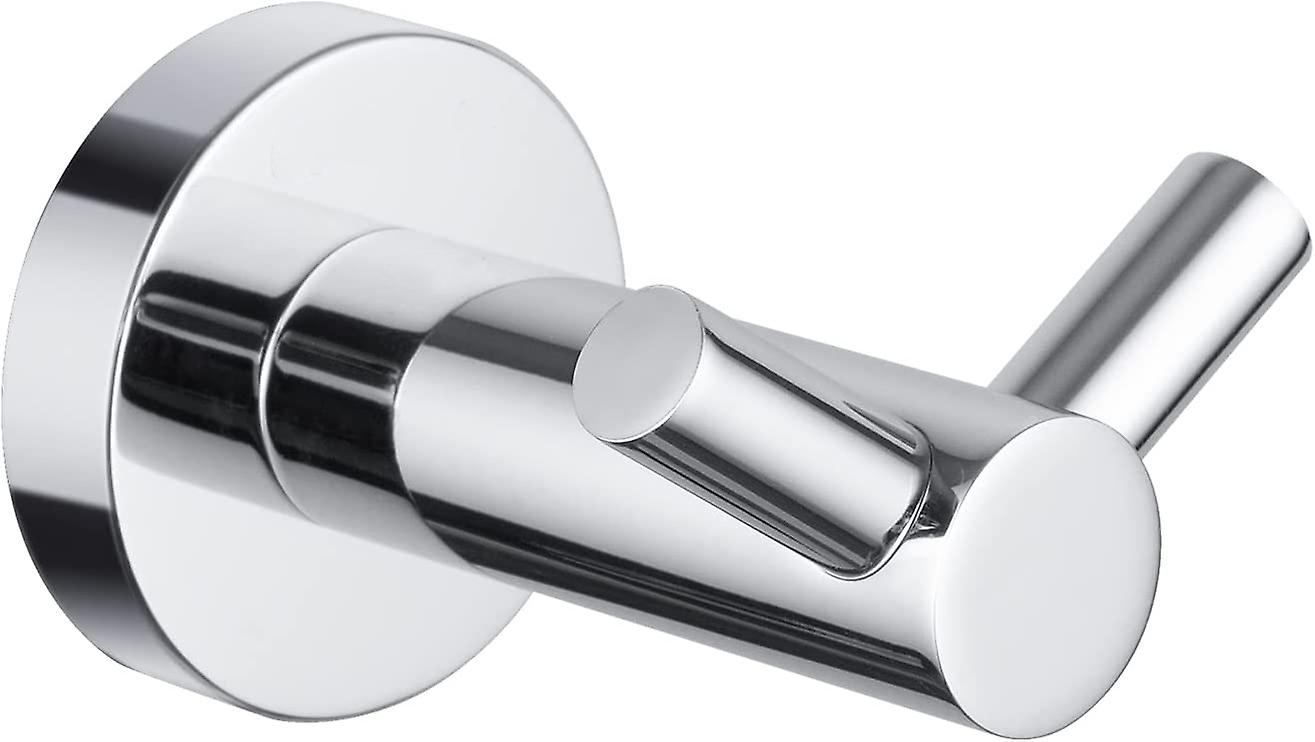 Brass Wall Hook, Towel and Bathrobe Hook, Chrome, Silver, 5*6.7*4.2cm