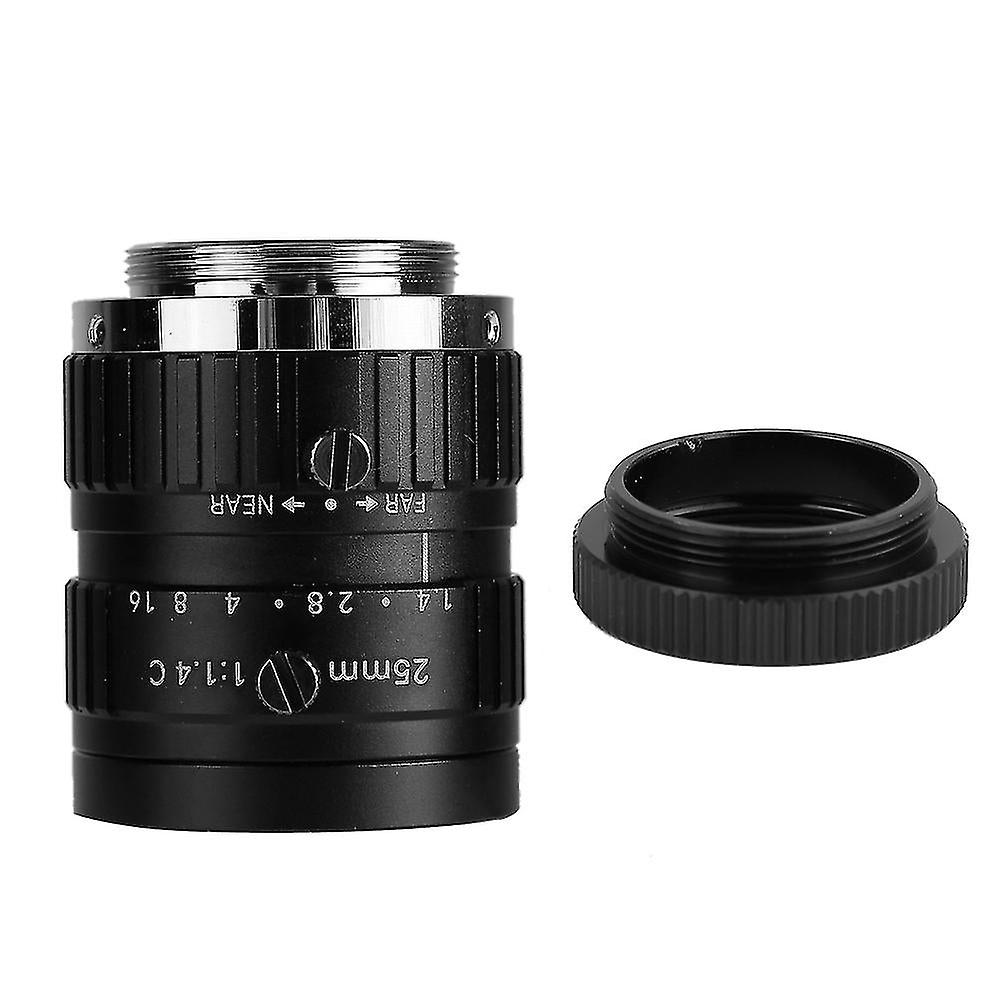 25Mm 5mp 2/3 Cctv Hd Manual Aperture Security Camera Lens C Mount