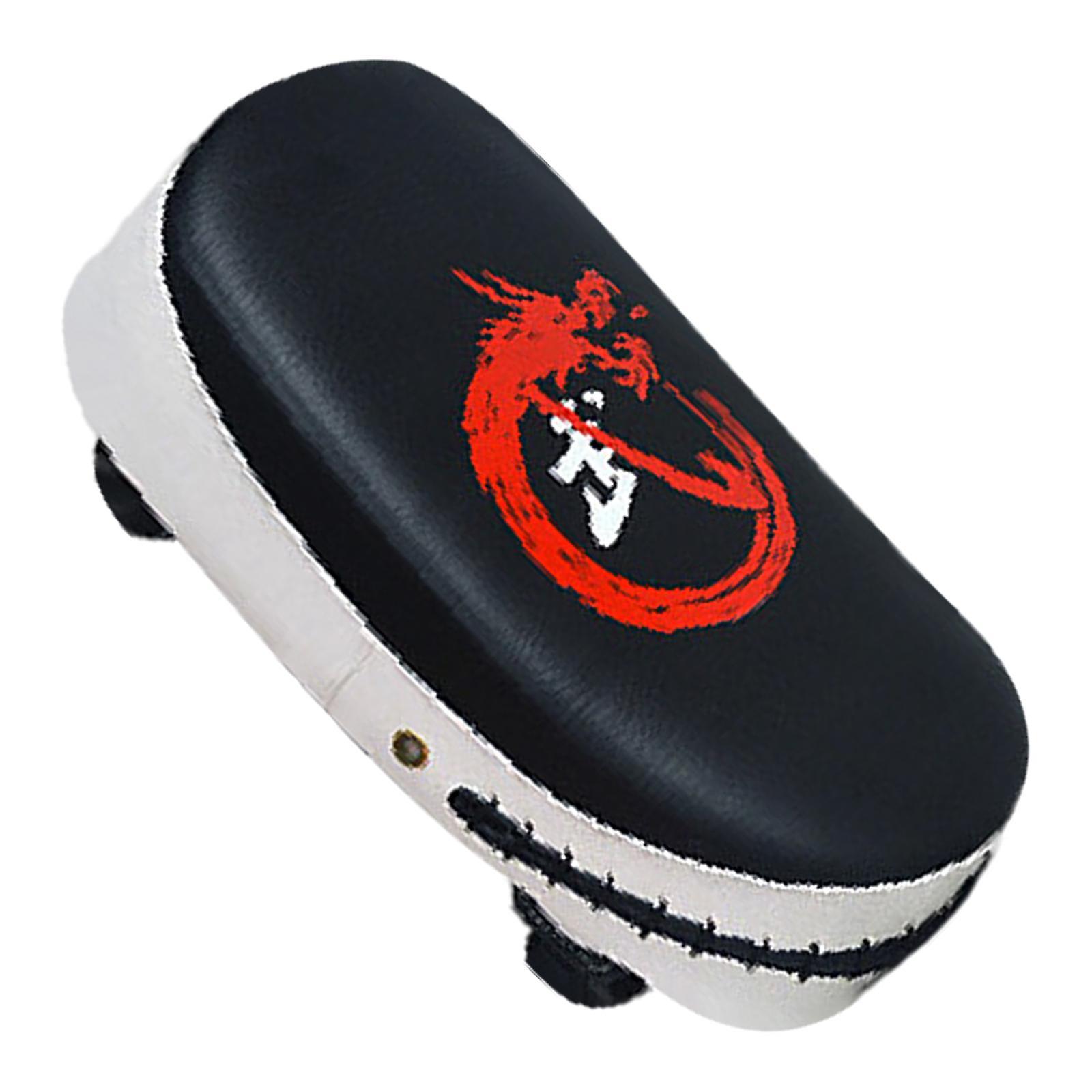 Kickshield PU מעוקל עמיד לאימון Sanda Sport Strike אימון חדר כושר לבן