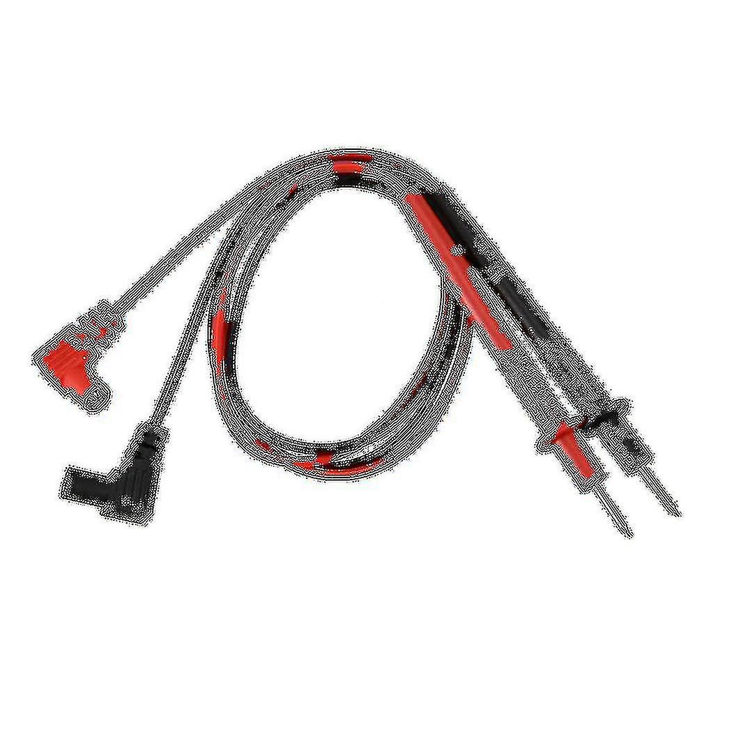 28" Multimeter Test Leads, Black And Red, 1 Pair