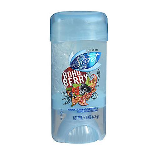 Secret Scent Expressions 止汗剂 - 除臭透明凝胶波西米亚风浆果,2.6 盎司(1 件装)