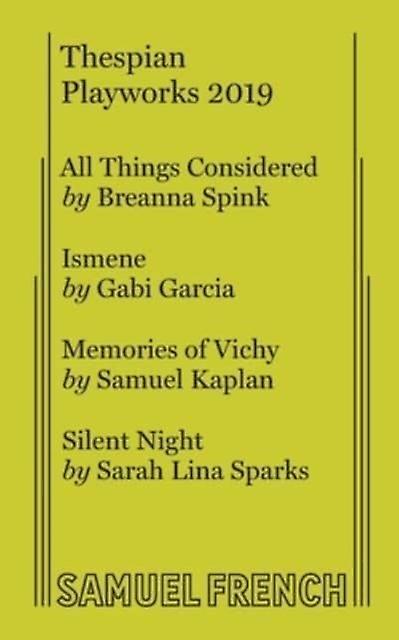 Thespian Playworks 2019 by Sarah Sparks Paperback