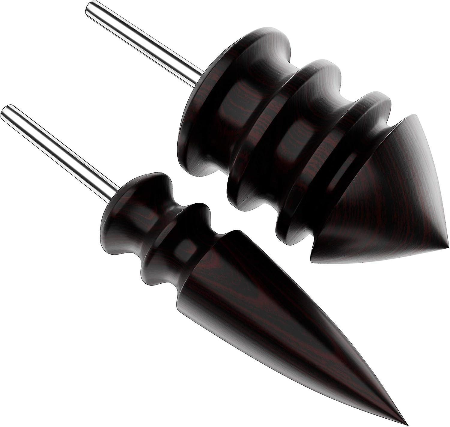 Leather Burnisher Bits 2-pack For Rotary Tools  Pointed Tip And Multi Grooved Burnishing Tips