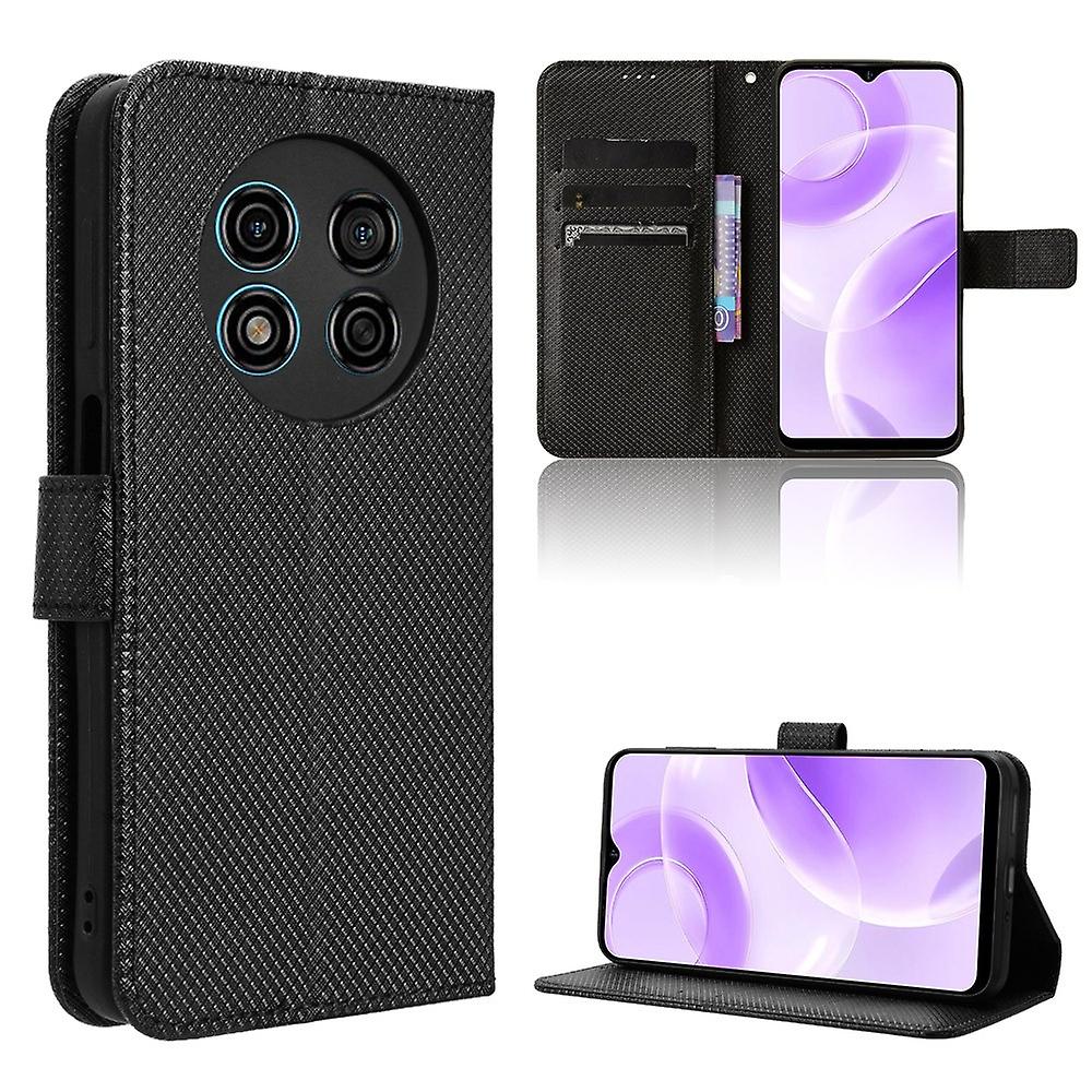 Diamond Texture Leather Case For Ulefone Note 15