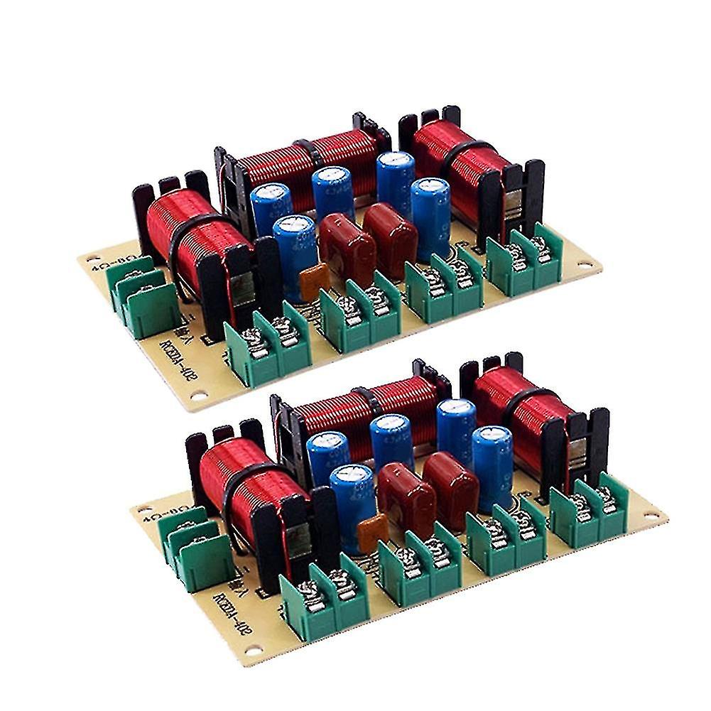 2pcs 4 Way Speaker Treble Frequency Divider Home Theater Hifi Stereo Circuit Stereo Audio Crossover