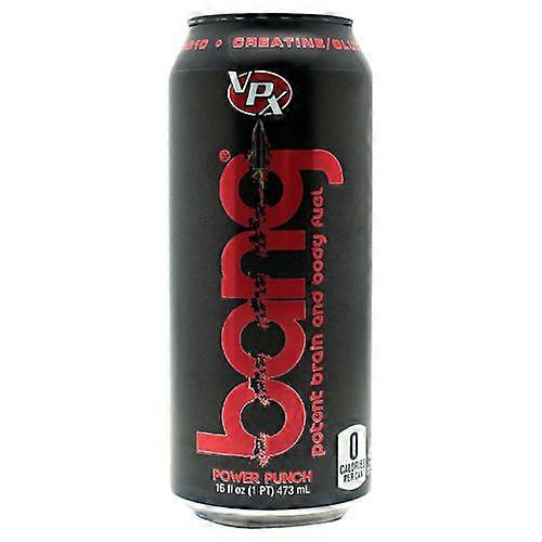 VPX Sports Nutrition Bang Energy Drink, Power Punch 12/16 oz (Pack of 1)